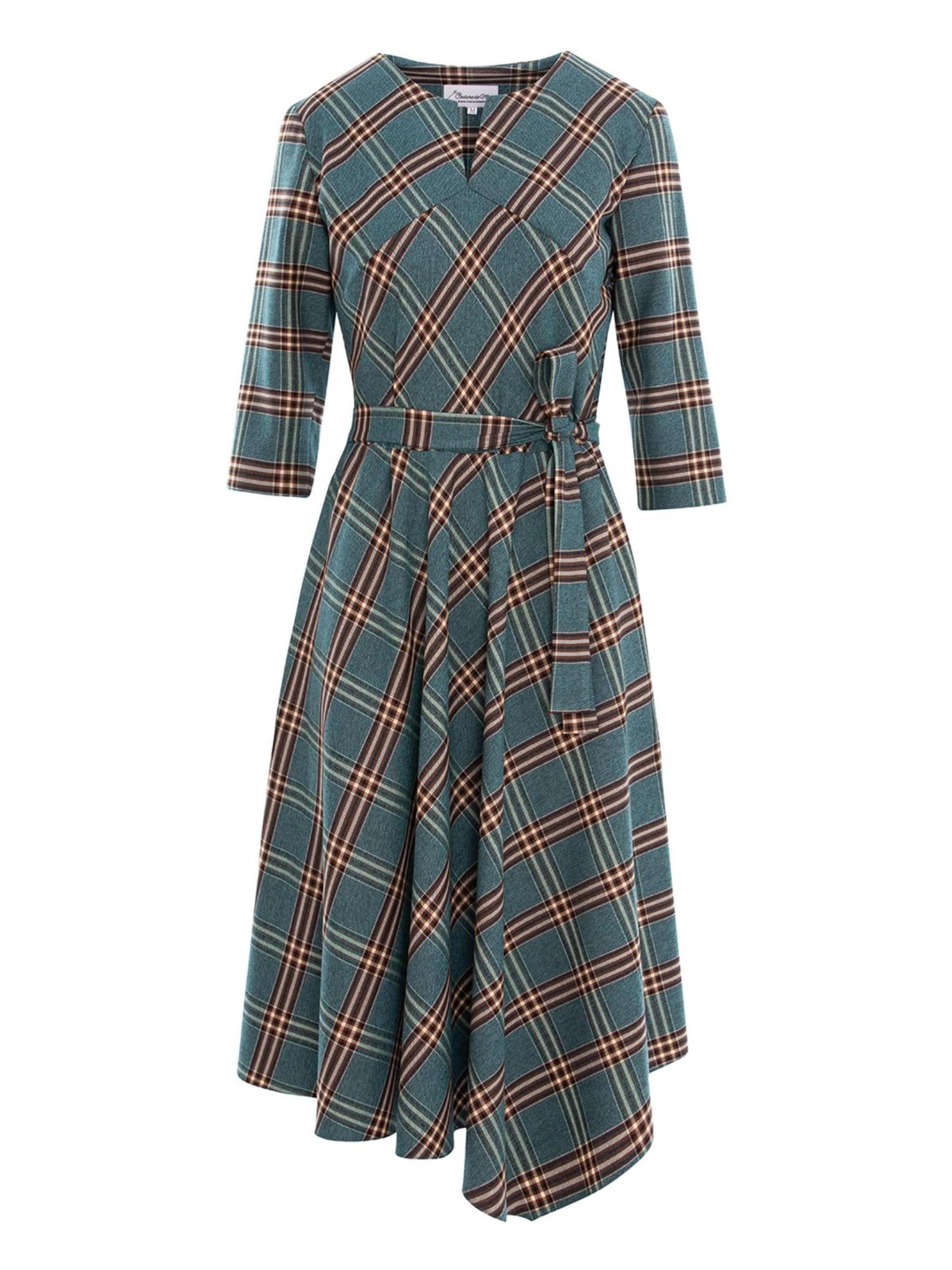 Couture de Marie - Vestido 'Elisabeth' en verde: frente