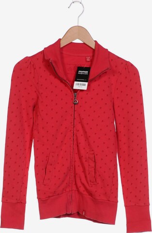 ESPRIT Sweatshirt & Zip-Up Hoodie in S in Red: front