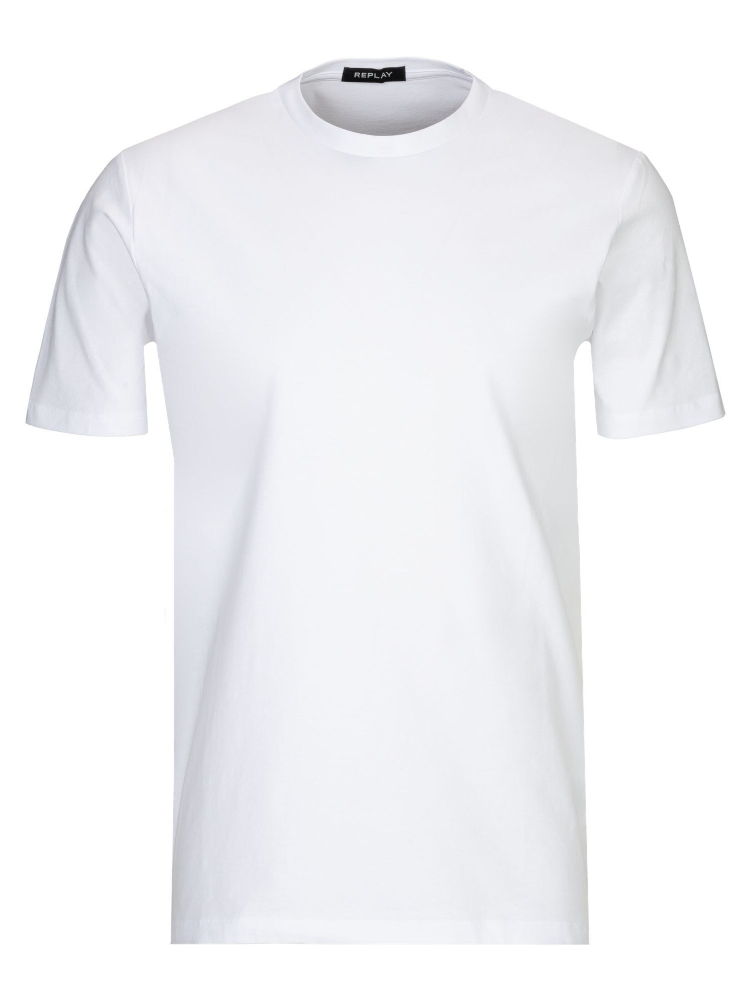 REPLAY Shirt 'COMPACT' in White: front