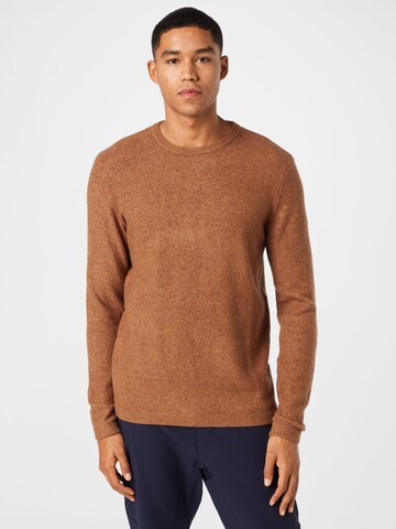 TOM TAILOR Pullover in Braun: predná strana