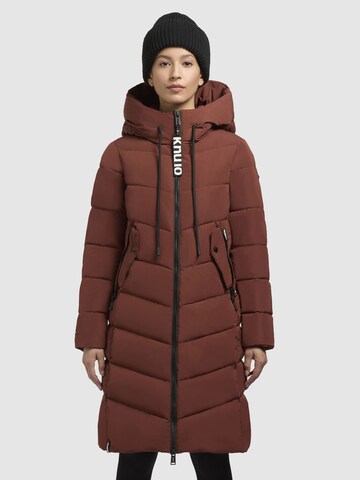 khujo - Sobretudo de inverno ' MIKIA2 ' em vermelho: frente