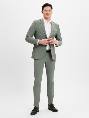 CG CLUB OF GENTS Slimfit Baukasten-Sakko ' Caden ' in Grün