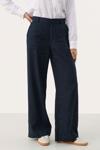 Part Two Wide leg Pants 'PWNinnes' in Blue: front