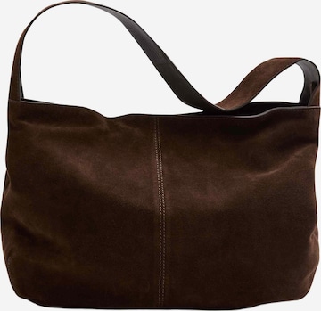Borsa a spalla di Marks & Spencer in marrone: frontale