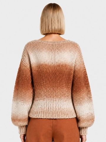 Cardigan 'Ine' WEARABLE STORIES en beige