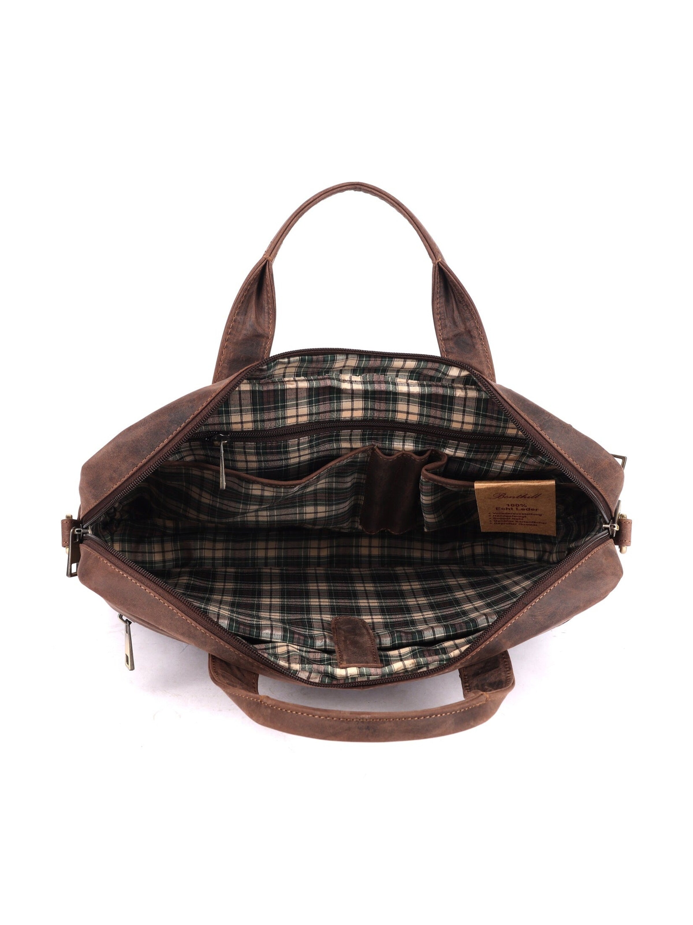 Benthill Laptop Bag in Brown