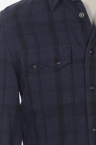 Lee Button Up Shirt in M in Blue
