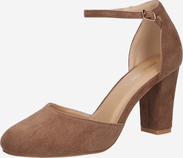 ABOUT YOU - Zapatos con plataforma 'Eva Pump' en marrón: frente