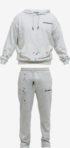 Tom Barron Tracksuit in Grey: front