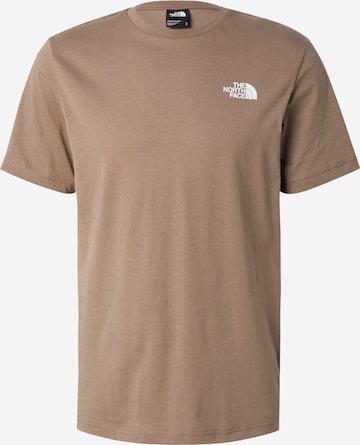 Maglietta 'REDBOX' di THE NORTH FACE in marrone: frontale