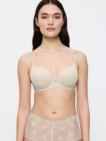Triangle Soutien-gorge ' Wild Azalea Florale ' TRIUMPH en beige : devant