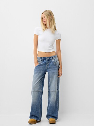 Loosefit Jean Bershka en bleu