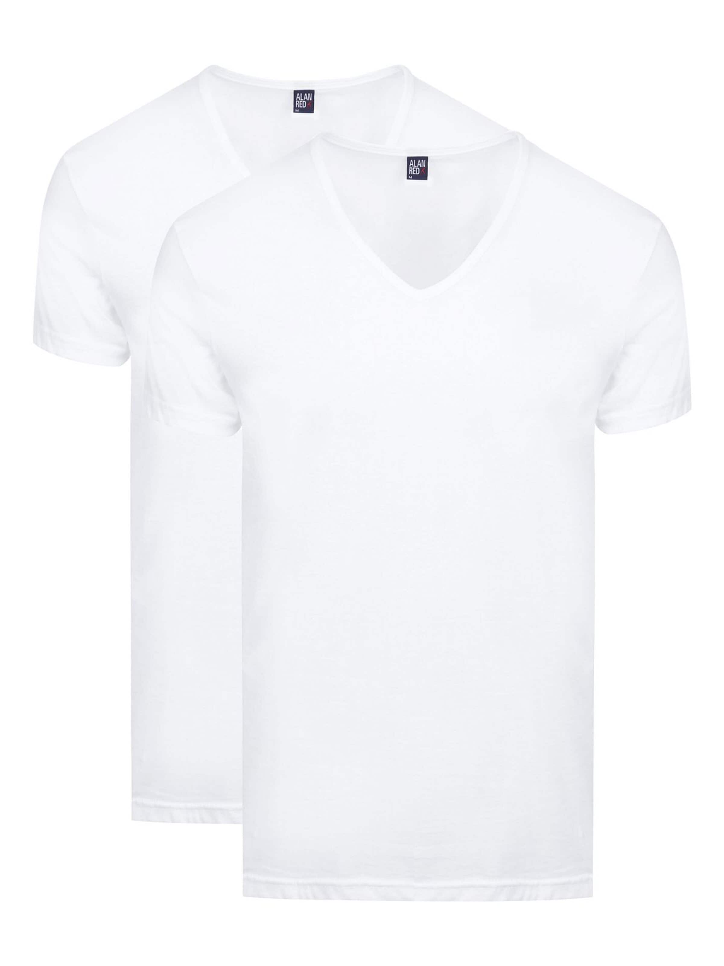alan red Shirt 'Dean' in White: front