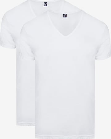 alan red Shirt 'Dean' in White: front