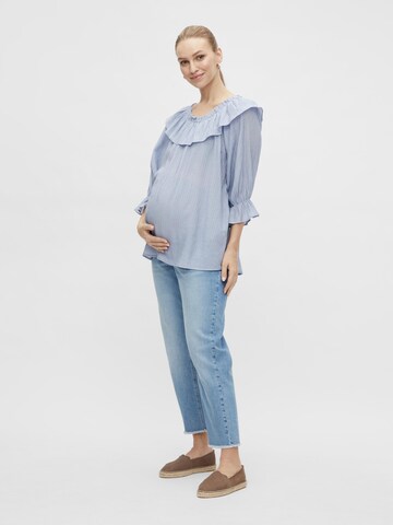 MAMALICIOUS Blouse 'Nora' in Blue