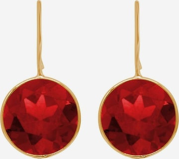 Gemshine Earrings in Red: front