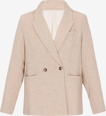 HALEE - Blazer 'Fashion Look' em bege: frente