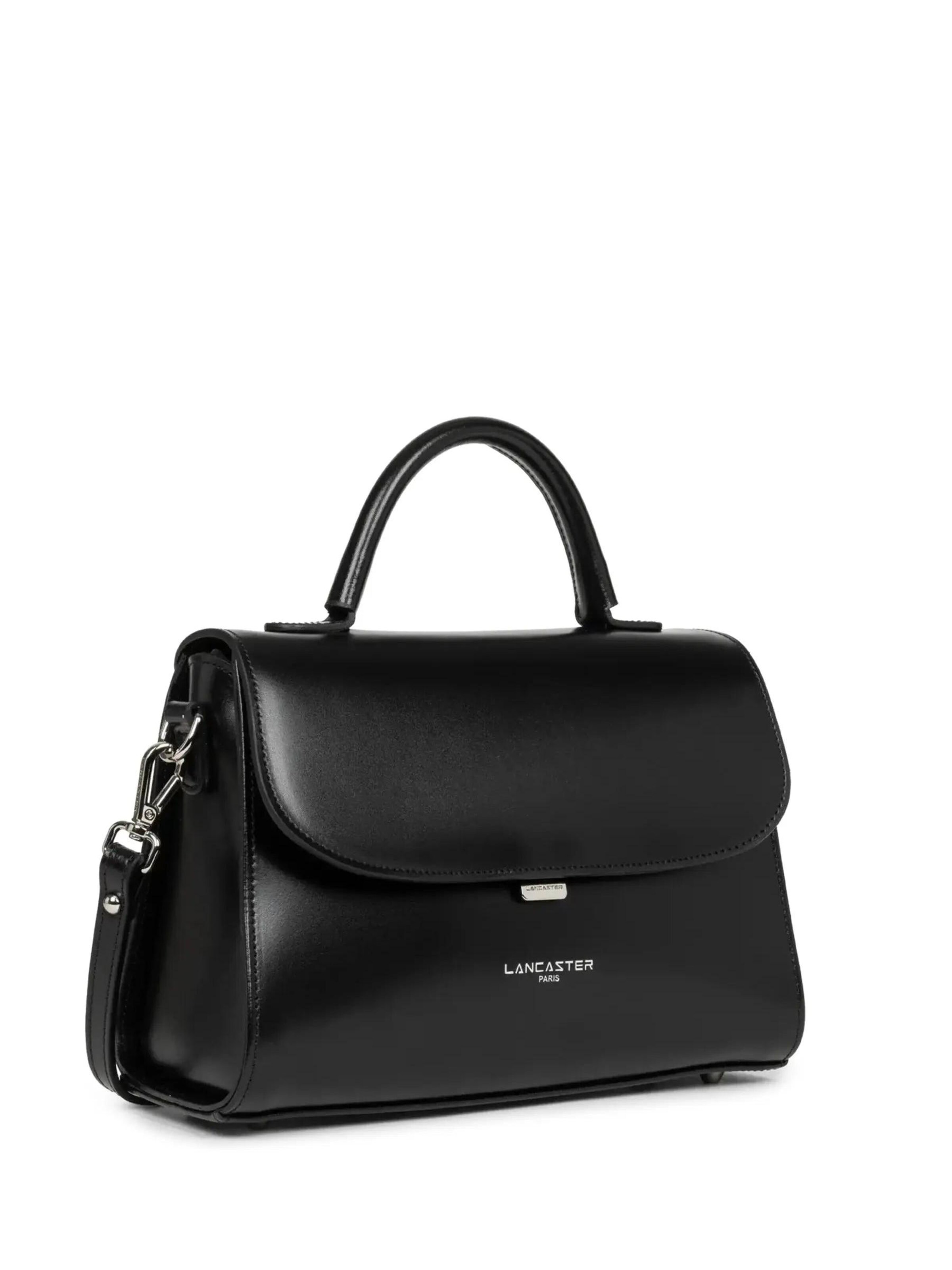 Sacs à main 'Sac à rabat avec fermoir Suave even 433-17 Noir' LANCASTER Paris en noir