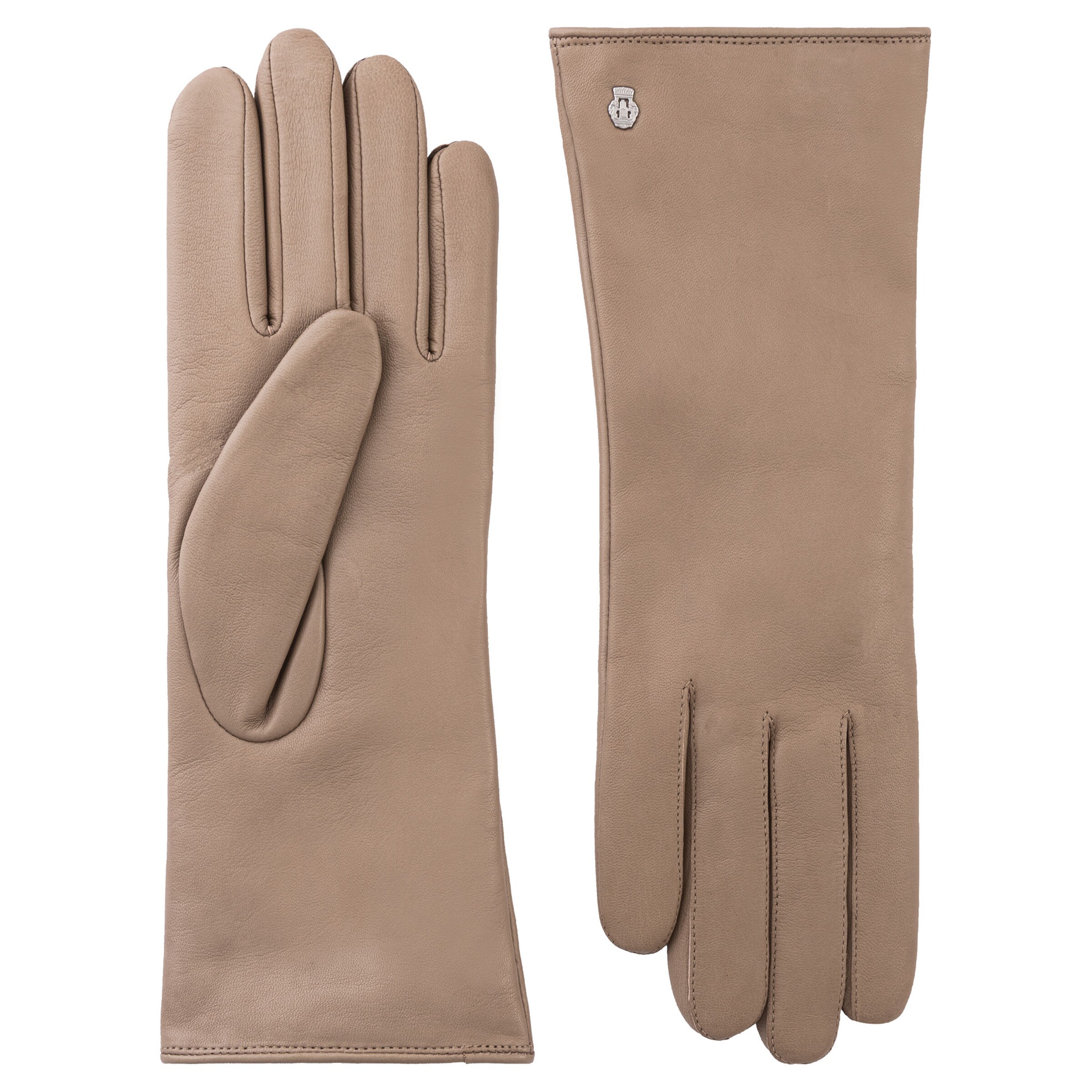 Roeckl Fingerhandschuhe ' Prag ' in Beige: Vorderseite