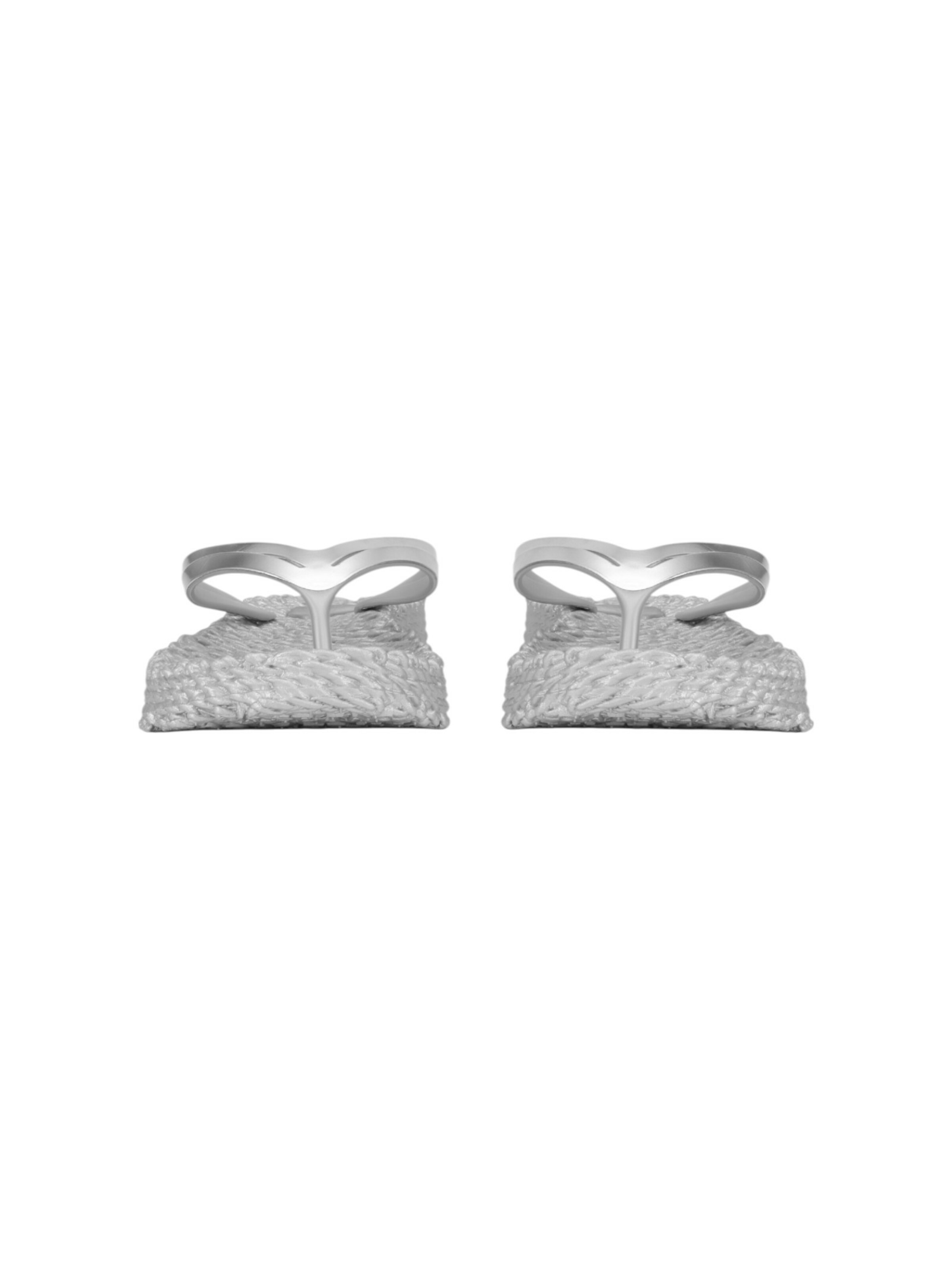 ILSE JACOBSEN T-Bar Sandals 'Cheerful06' in Silver