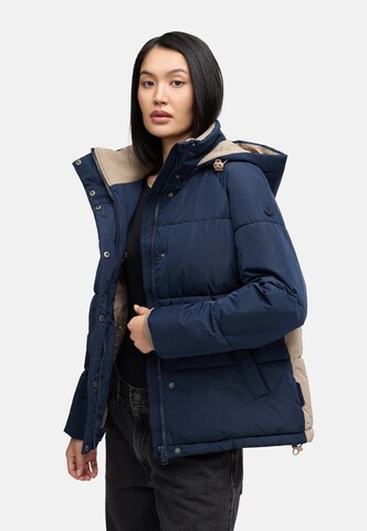 MARIKOO Winter jacket 'Omariaa 16' in Blue: front