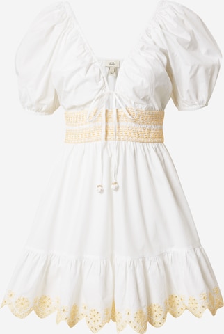 River Island Καλοκαιρινό φόρεμα σε λευκό: μπροστά