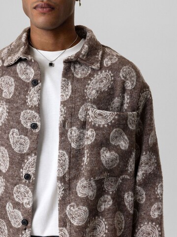 Dandalo Comfort fit Button Up Shirt 'Arthur' in Brown