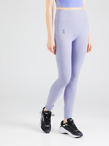 On - Skinny Calças de desporto 'Movement' em roxo: frente