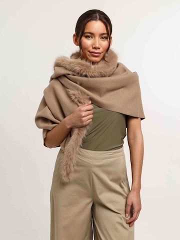 FRAAS Scarf 'Ruana' in Brown