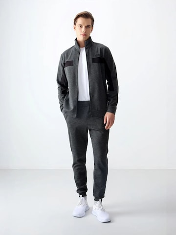 Tuta da jogging di Tommy Life in grigio: frontale