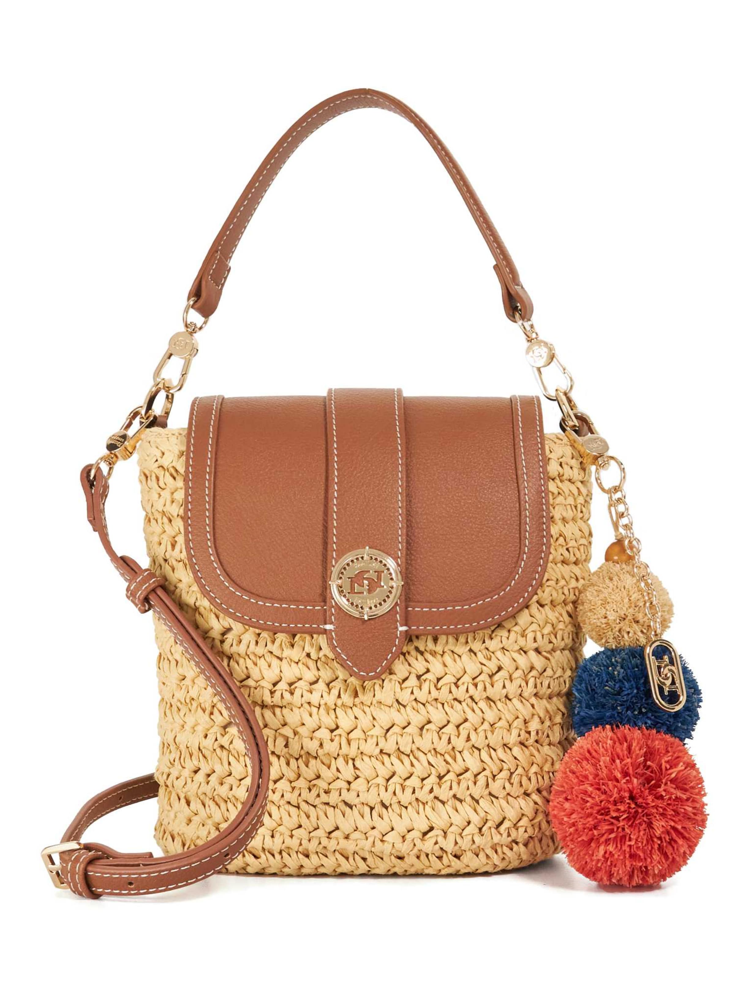 Sacs à main 'Dimple' Dune LONDON en beige : devant