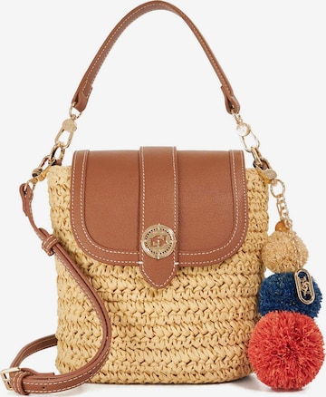 Dune LONDON Handtasche 'Dimple' in Beige: Vorderseite