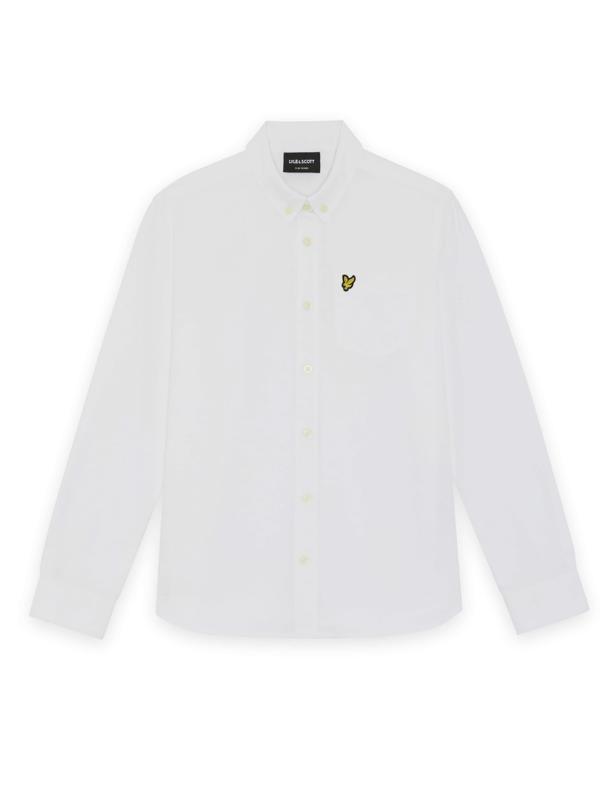 Lyle & Scott Regular fit Button up shirt in White: front