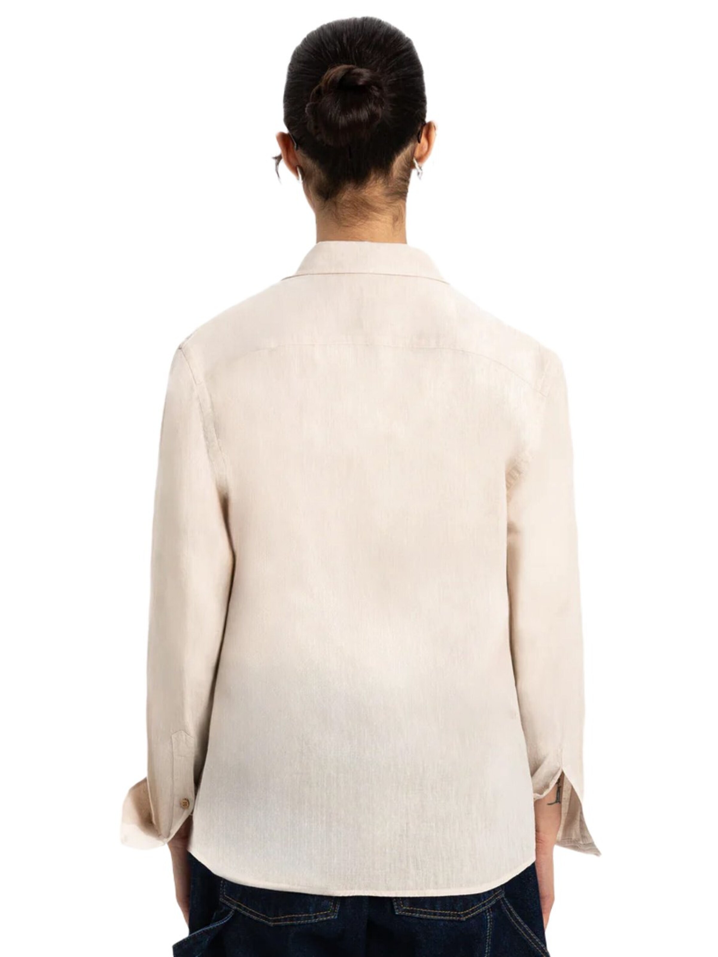 UNIQVIBE Regular fit Blouse in Beige