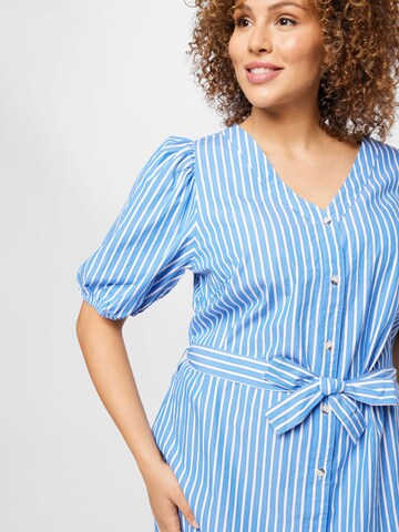 ONLY Curve Shirt Dress 'EILEEN' in Blue