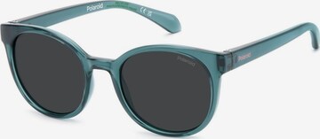 Lunettes de soleil Polaroid en bleu : devant