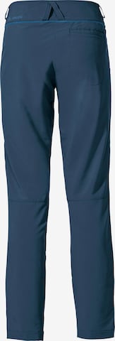 VAUDE Slim fit Outdoor Pants 'Skomer II' in Blue