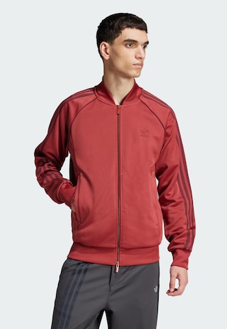 Veste de survêtement 'Adicolor Classics Sst' ADIDAS ORIGINALS en rouge : devant