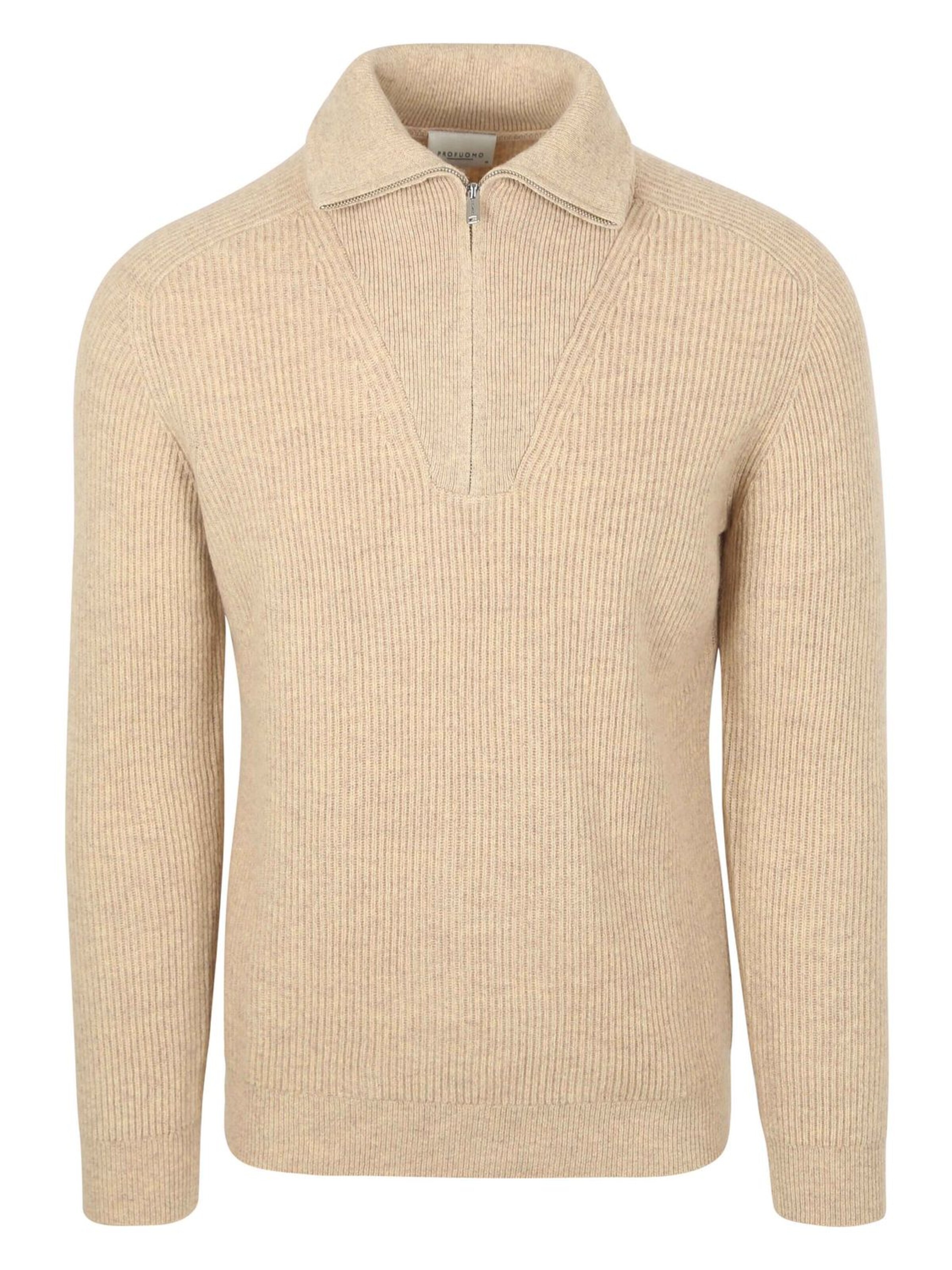 Profuomo Shirt in Beige: voorkant