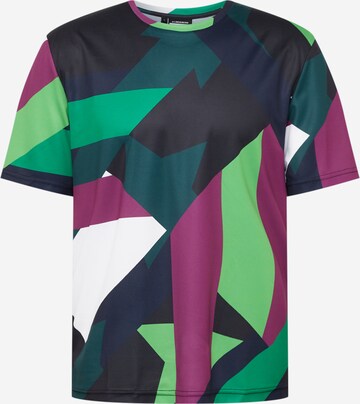 J.Lindeberg Performance shirt 'Flag' in Green: front