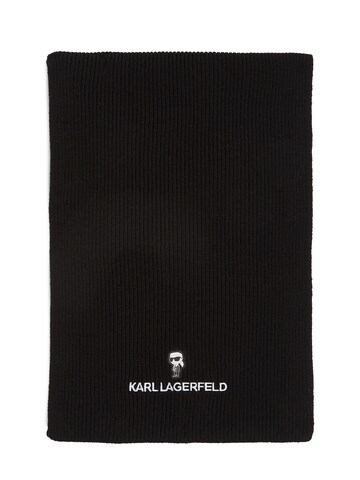 Karl Lagerfeld Κασκόλ ' Ikonik ' σε μαύρο