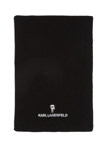 Karl Lagerfeld Scarf ' Ikonik ' in Schwarz