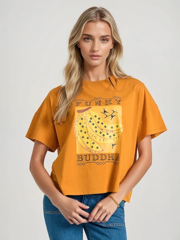 Funky Buddha - Camisa em laranja: frente