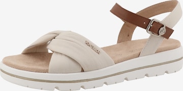 TOM TAILOR Sandále - Béžová: predná strana