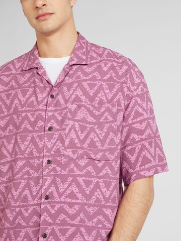 Regular fit Camicia 'BOGFOLD' di QUIKSILVER in lilla