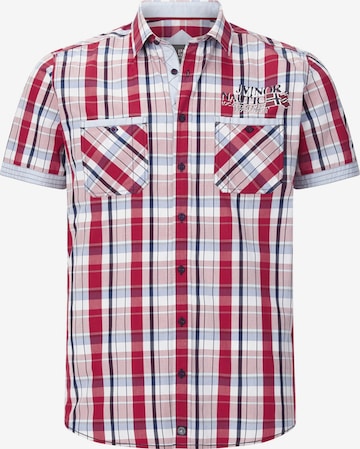 Jan Vanderstorm Button Up Shirt ' Wentzel ' in Red: front