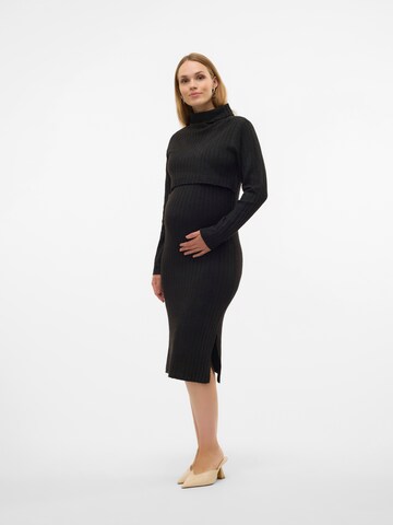 Abito in maglia 'MLSuniva' di MAMALICIOUS in nero