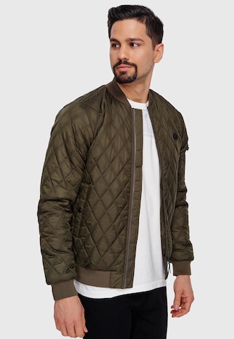 INDICODE JEANS Between-Season Jacket 'Novak' in Green