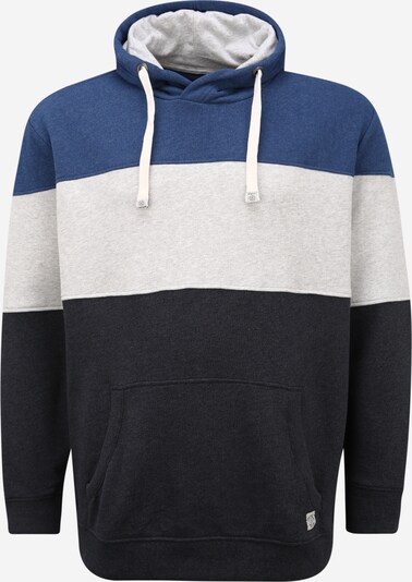 TOM TAILOR Men Plus Sweater majica u mornarsko plava / tamno plava / siva, Pregled proizvoda