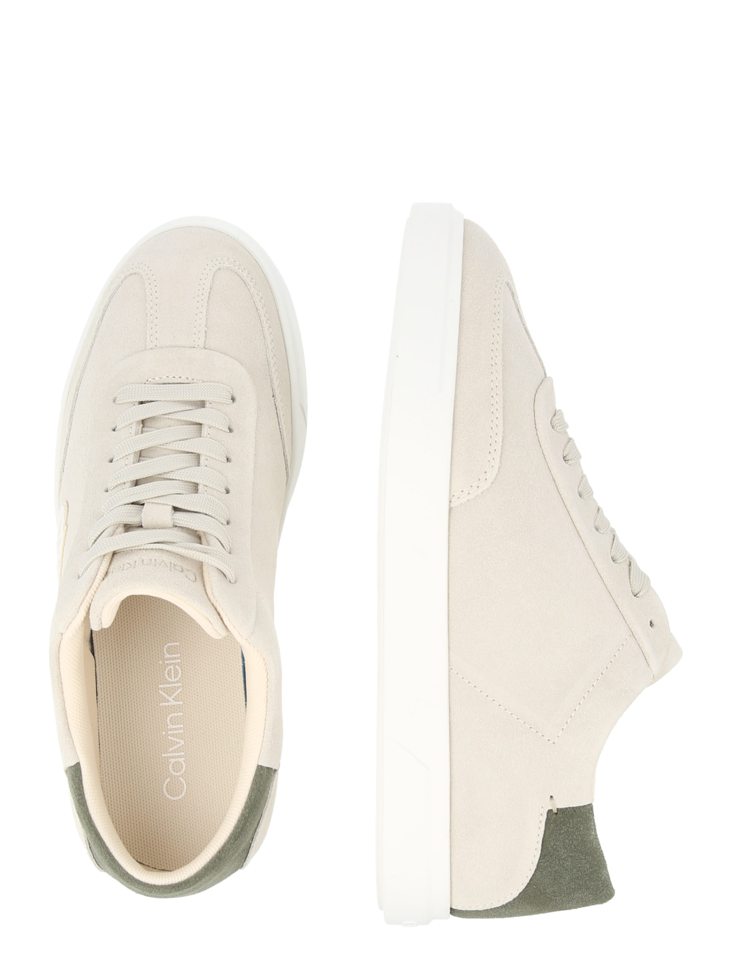 Calvin Klein Ниски маратонки в бежово